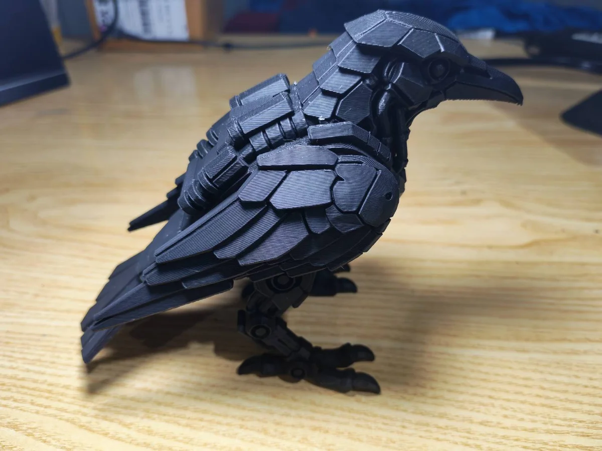 Mechanical Raven — โมเดลอีกาจักรกล
